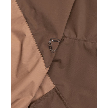 TEAMJOINED JOINED® INVICTUS WOMEN POCKET WINDBREAKER TOP-BROWN