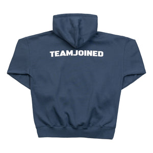 TEAMJOINED JOINED® LOGO FLEECE OVERSIZED HOODIE-DARK BLUE