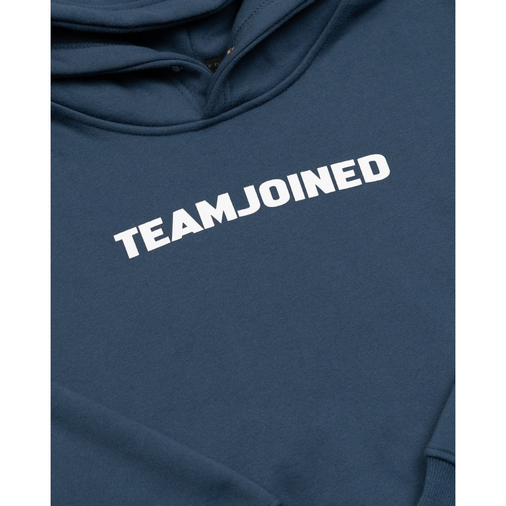 Joinen Merch TEAMJOINED JOINED® LOGO FLEECE OVERSIZED HOODIE-DARK BLUE - Popcorn Store