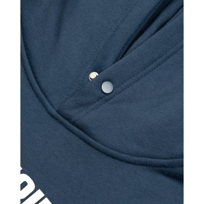 TEAMJOINED JOINED® LOGO FLEECE OVERSIZED HOODIE-DARK BLUE