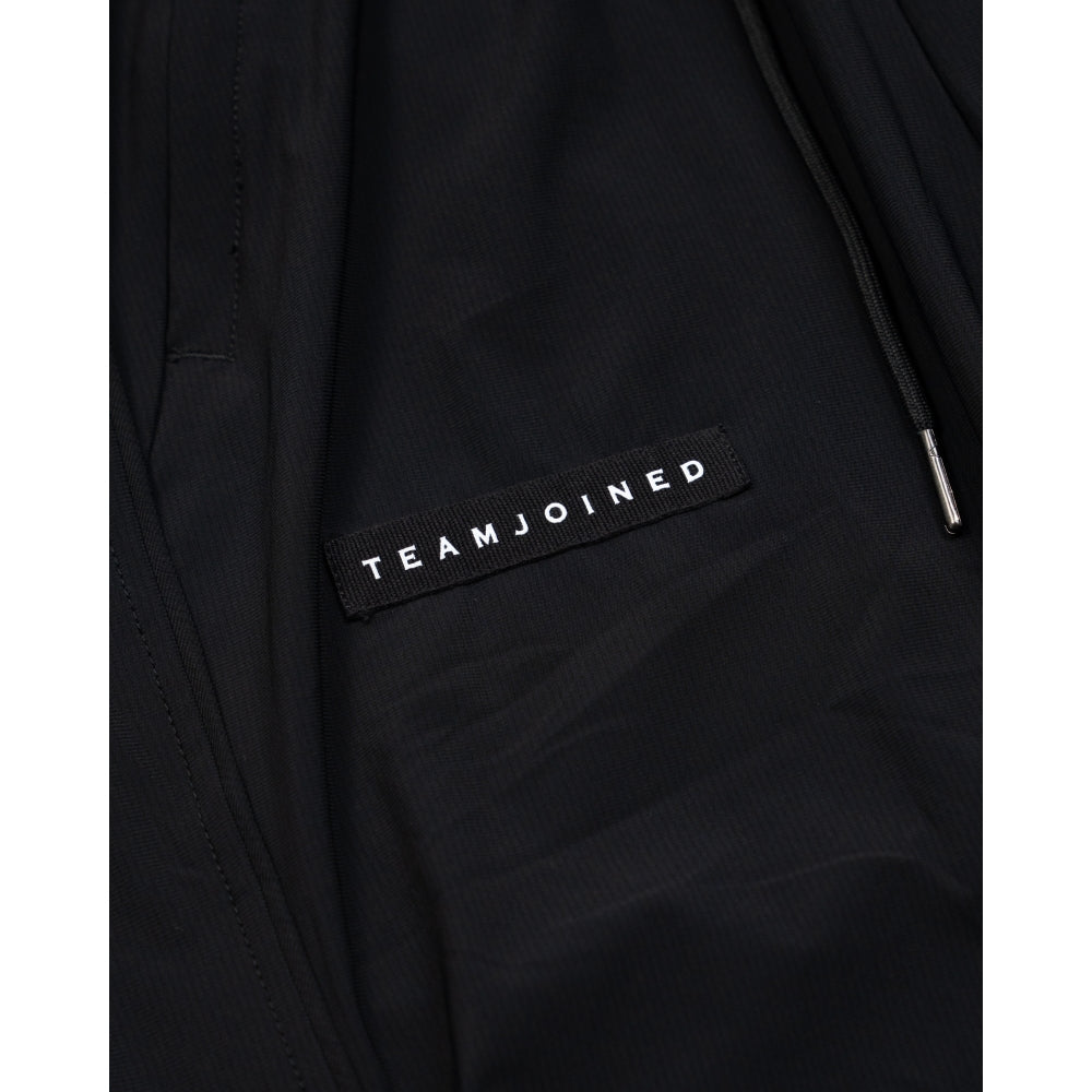 TEAMJOINED JOINED® PANELED STRETCH WIDE TROUSERS-BLACK