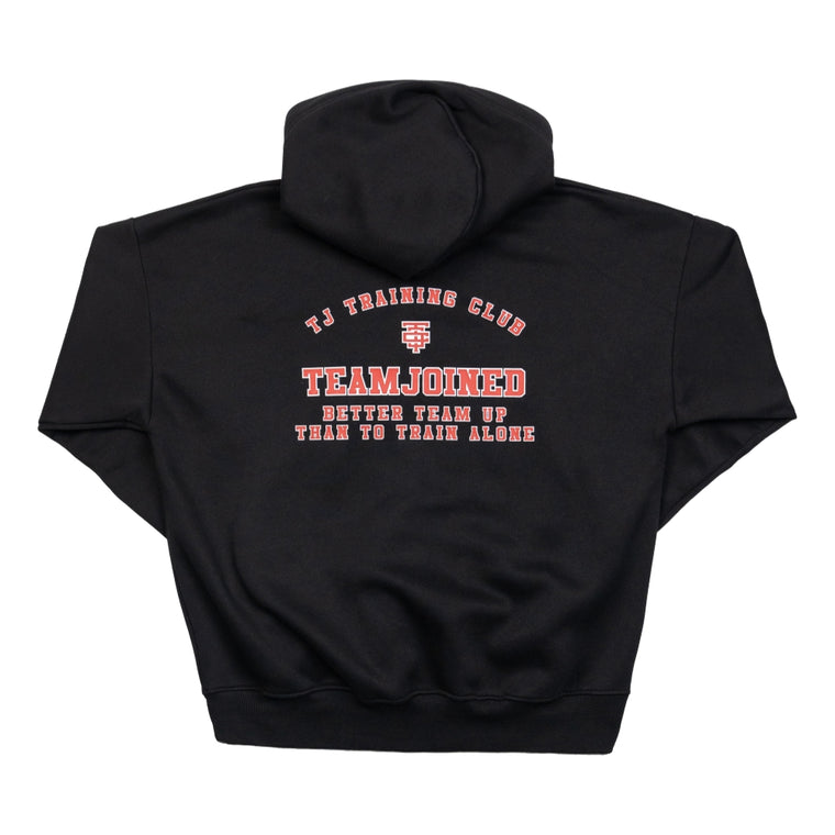 TEAMJOINED TJTC™ OS LAYOUT OVERSIZED HOODIE-BLACK