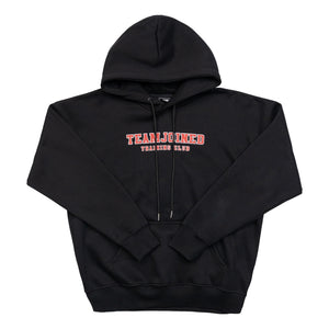 TEAMJOINED TJTC™ OS LAYOUT OVERSIZED HOODIE-BLACK