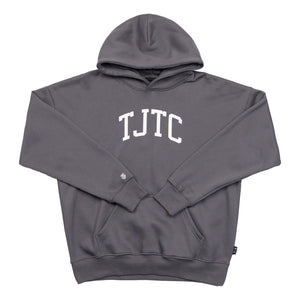 TEAMJOINED TJTC™ FLEECE OVERSIZED HOODIE-DARK GREY