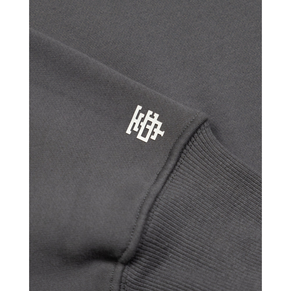 TEAMJOINED TJTC™ FLEECE OVERSIZED SWEATSHIRT-DARK GREY