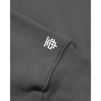 TEAMJOINED TJTC™ FLEECE OVERSIZED SWEATSHIRT-DARK GREY