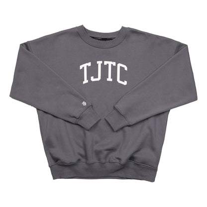 TEAMJOINED TJTC™ FLEECE OVERSIZED SWEATSHIRT-DARK GREY