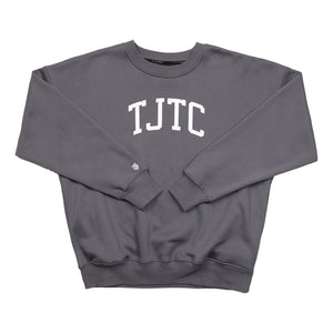TEAMJOINED TJTC™ FLEECE OVERSIZED SWEATSHIRT-DARK GREY