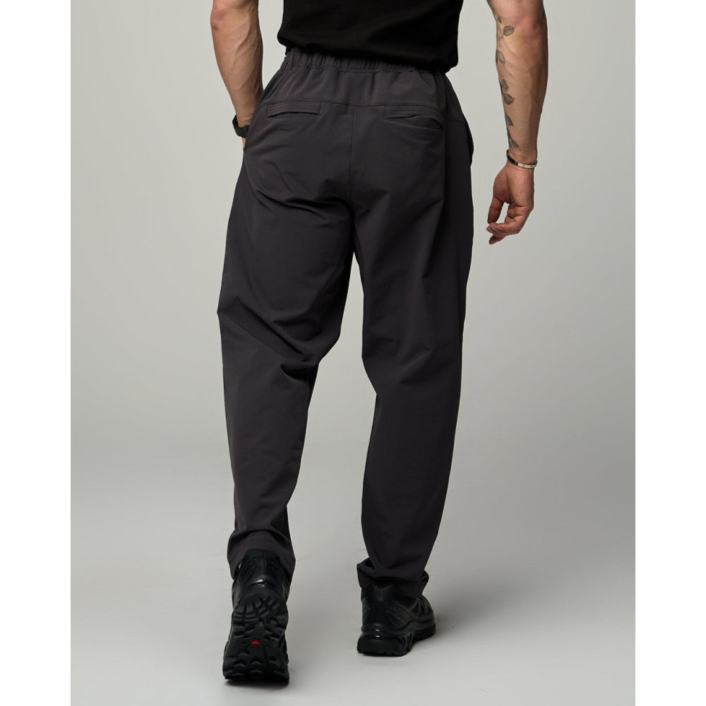 TEAMJOINED TECH POACKETS GYM CARGO PANTS-DARK GREY