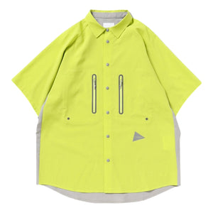 AND WANDER TECH SS SHIRT-YELLOW