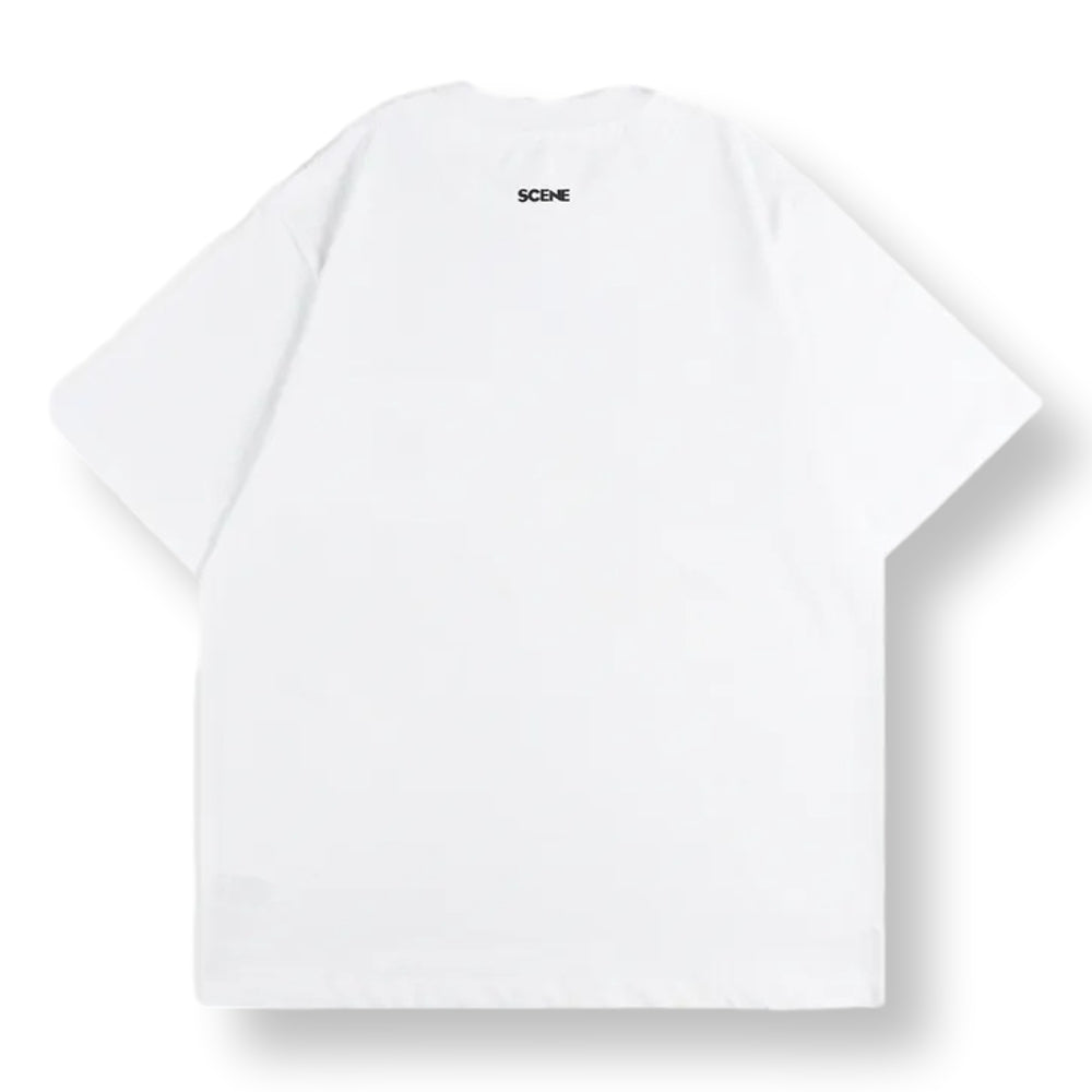 SCENE BY ICE FIRE TEEPRINT_POCTKET TEE-WHITE