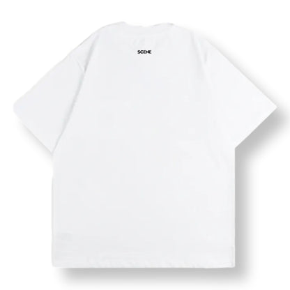 SCENE BY ICE FIRE TEEPRINT_POCTKET TEE-WHITE