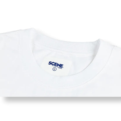 SCENE BY ICE FIRE TEEPRINT_POCTKET TEE-WHITE