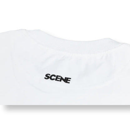 SCENE BY ICE FIRE TEEPRINT_POCTKET TEE-WHITE