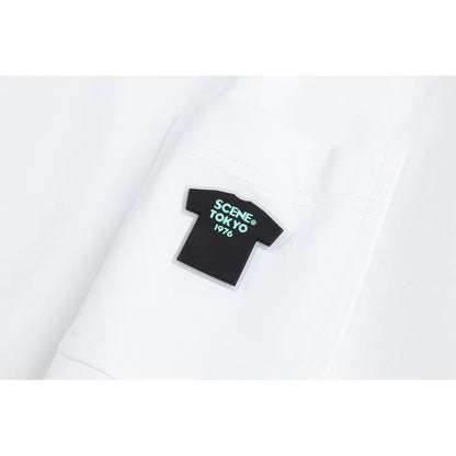 SCENE BY ICE FIRE TEEPRINT_POCTKET TEE-WHITE