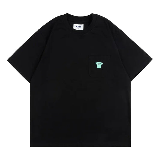SCENE BY ICE FIRE TEEPRINT_POCTKET TEE-BLACK