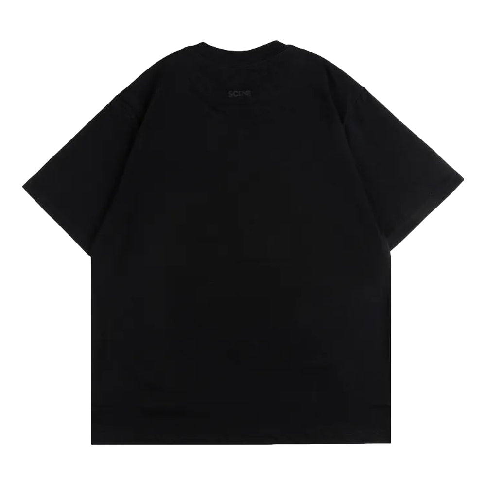 SCENE BY ICE FIRE TEEPRINT_POCTKET TEE-BLACK
