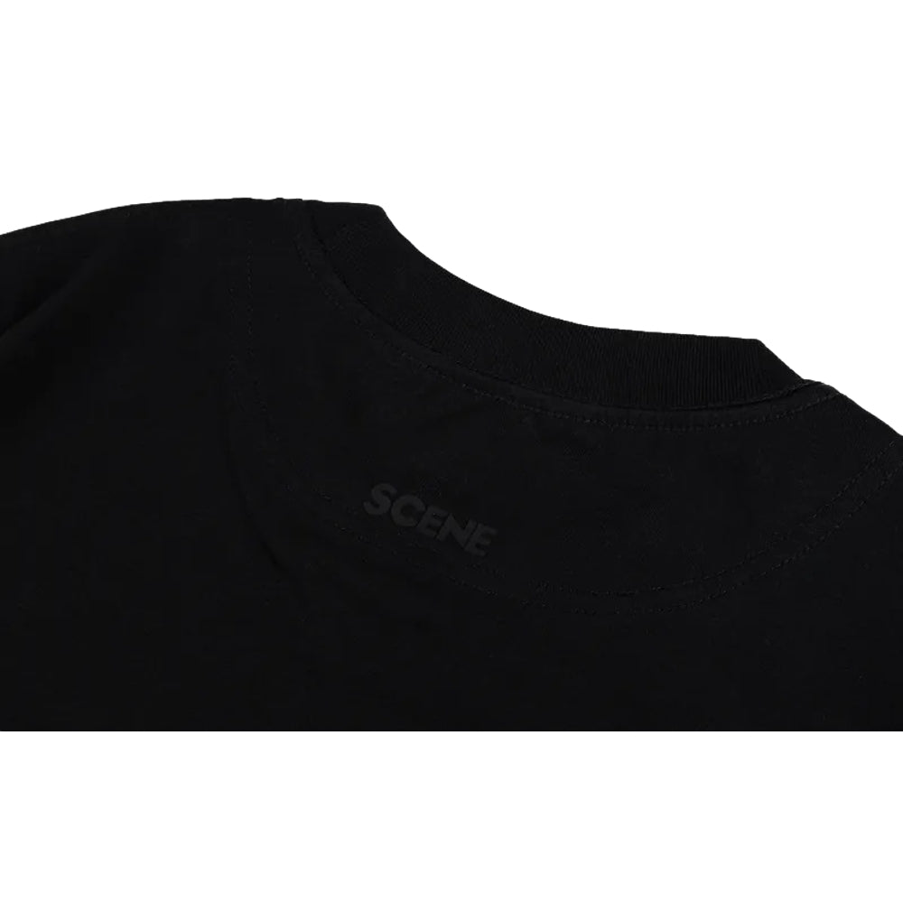 SCENE BY ICE FIRE TEEPRINT_POCTKET TEE-BLACK