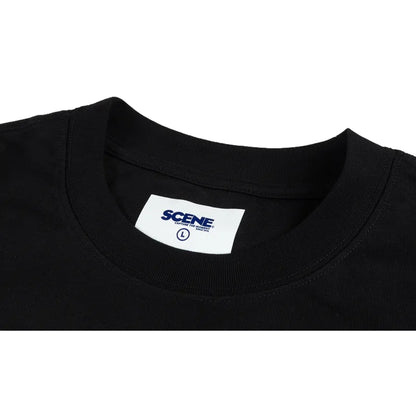 SCENE BY ICE FIRE TEEPRINT_POCTKET TEE-BLACK