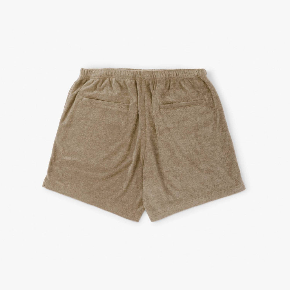 MADNESS TERRY LOOP EASY SHORTS-BEIGE