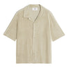 MAISON KITSUNE TERRY RESORT SHIRT-TEA LEAF