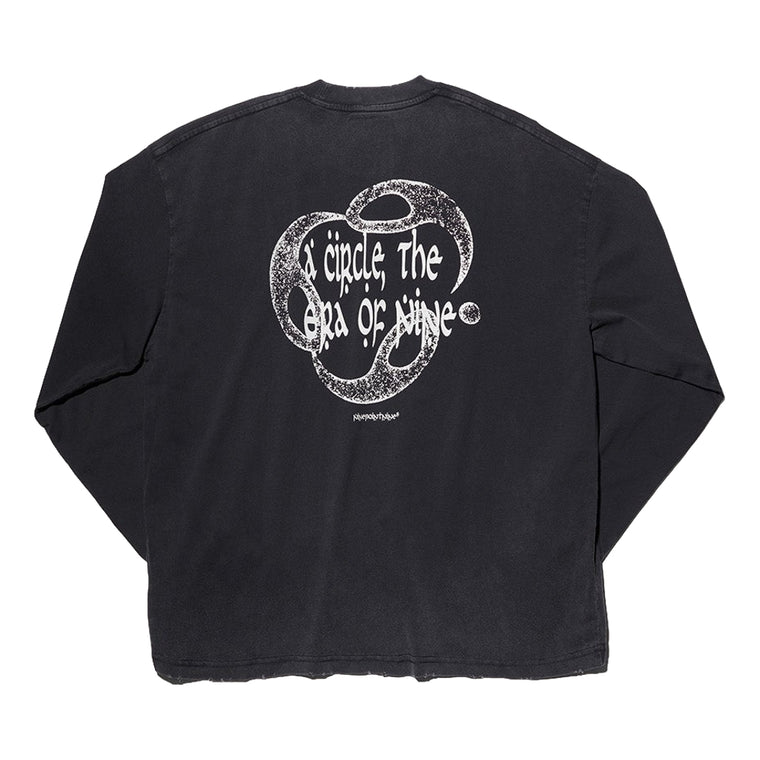 NINE POINT NINE "THE ERA OF NINE" LS TEE-BLACK