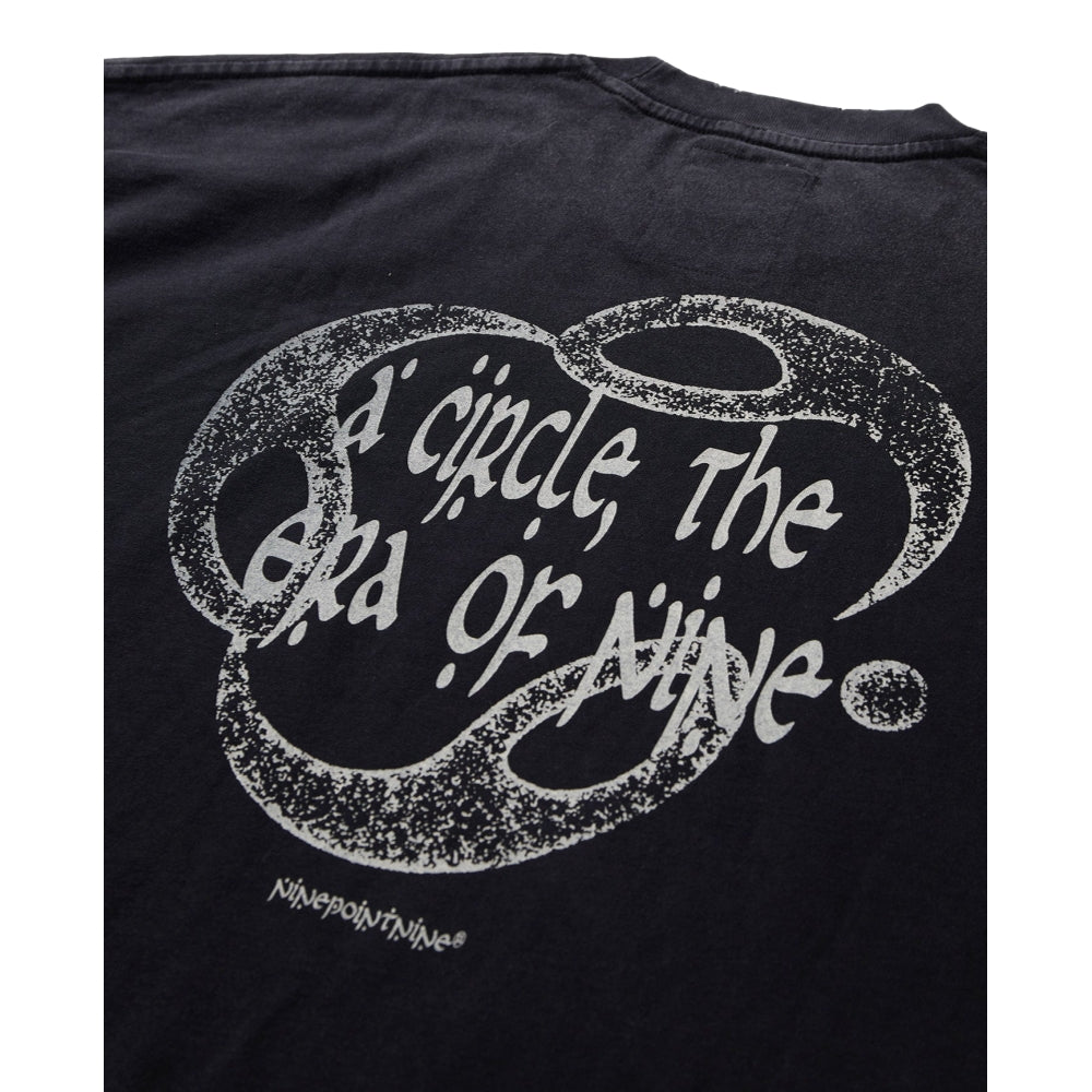 NINE POINT NINE "THE ERA OF NINE" LS TEE-GREY