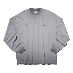 NINE POINT NINE "THE ERA OF NINE" LS TEE-GREY