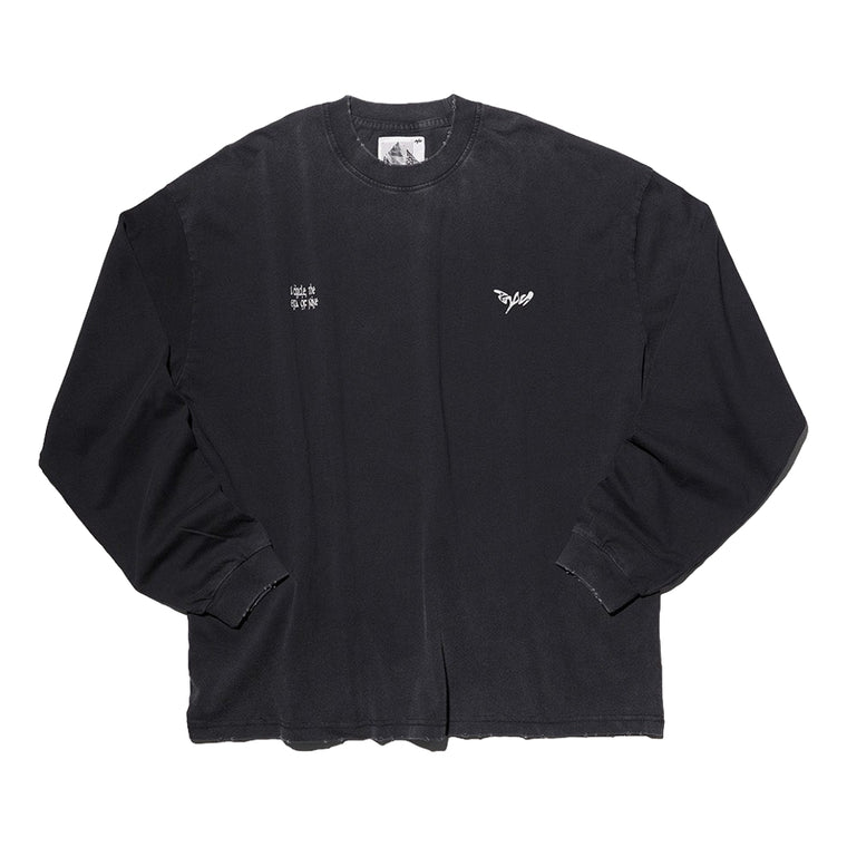 NINE POINT NINE "THE ERA OF NINE" LS TEE-BLACK