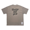 2ND CLOSET THE SHOW MUST GO ON PRINTED T-SHIRT-GREY