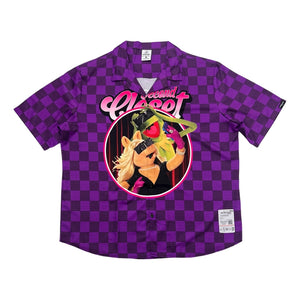 2ND CLOSET THE SHOW PRINTED SHIRT-PURPLE