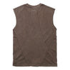 NINE POINT NINE THE SPIRAL TANK TOP-BROWN