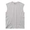 NINE POINT NINE THE SPIRAL TANK TOP-LIGHT GREY