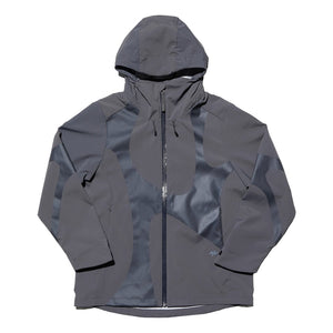 NINE POINT NINE THE SUN 3L SHELL JACKET-TECHNICAL GRAY