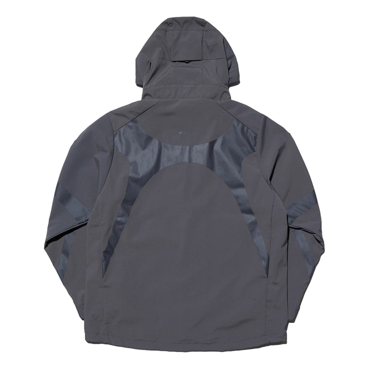 NINE POINT NINE THE SUN 3L SHELL JACKET-TECHNICAL GRAY