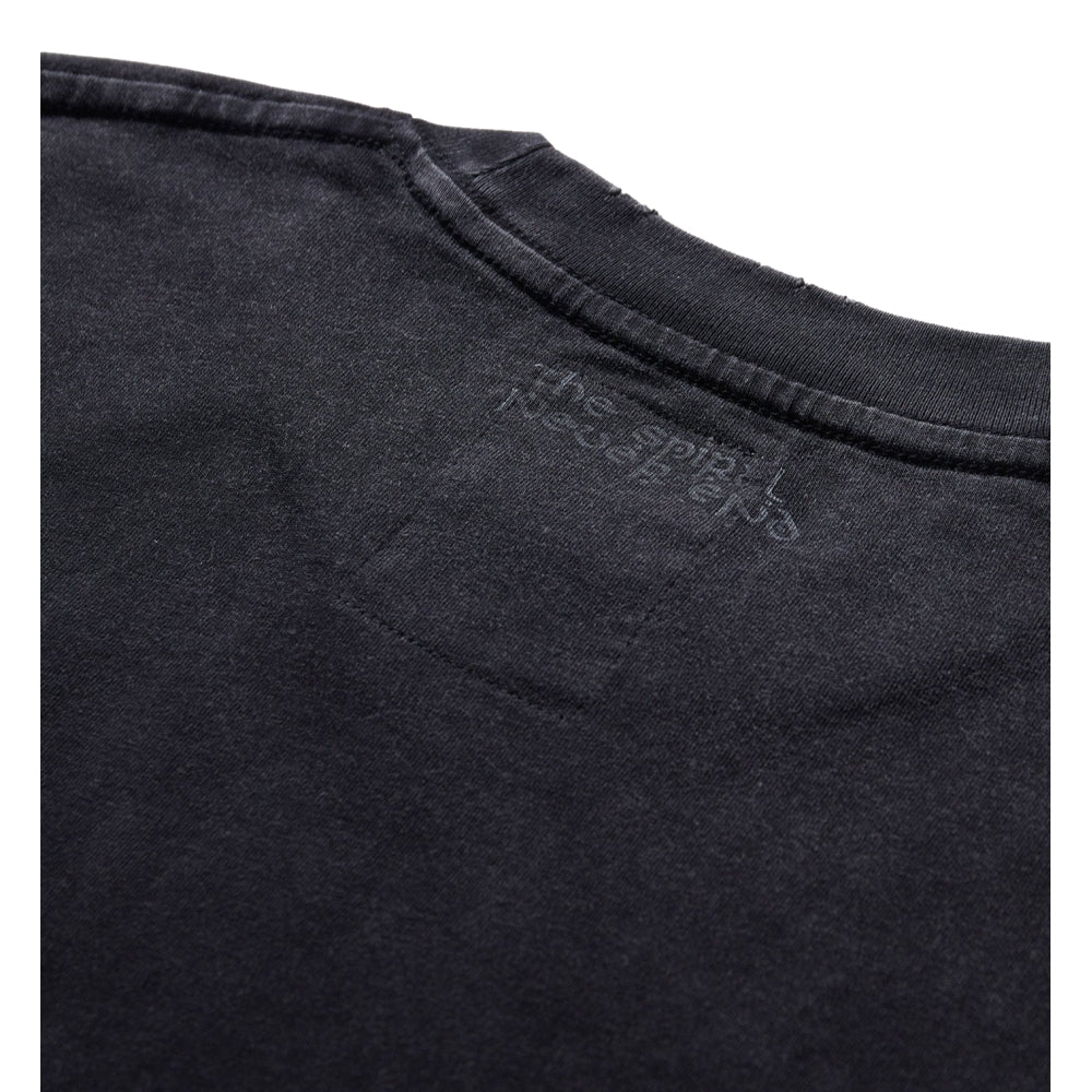 NINE POINT NINE "THE SUN" LS TEE-BLACK