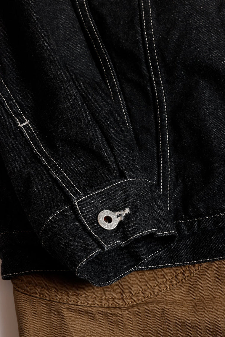 FUNDAMENTAL THIRD JACKET COVERALL RINSE-BROWN