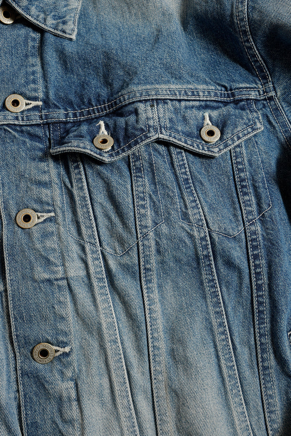 FUNDAMENTAL THIRD THIRD JACKET 3YR WASH-INDIGO