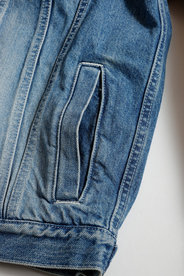 FUNDAMENTAL THIRD THIRD JACKET 3YR WASH-INDIGO