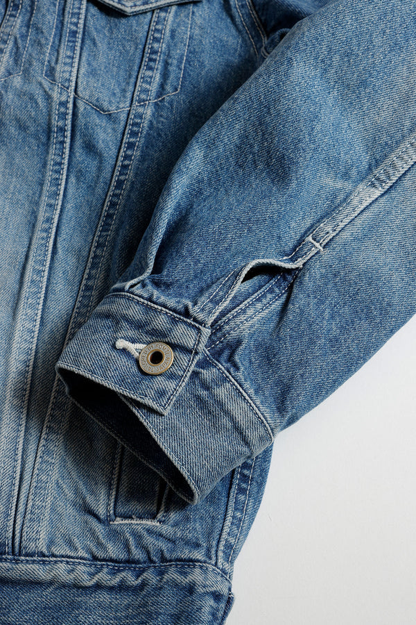 FUNDAMENTAL THIRD THIRD JACKET 3YR WASH-INDIGO
