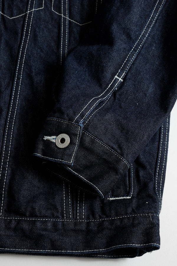FUNDAMENTAL THIRD THIRD JACKET RINSE-INDIGO