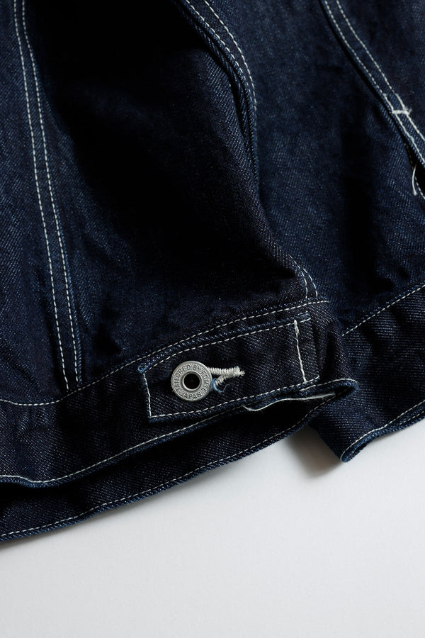FUNDAMENTAL THIRD THIRD JACKET RINSE-INDIGO