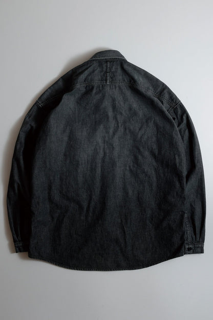 FUNDAMENTAL THIRD THIRD SHIRT 3YR WASH-BLACK
