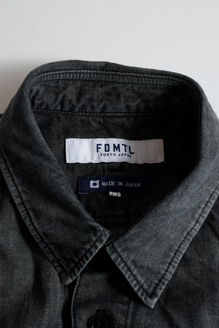 FUNDAMENTAL THIRD THIRD SHIRT 3YR WASH-BLACK