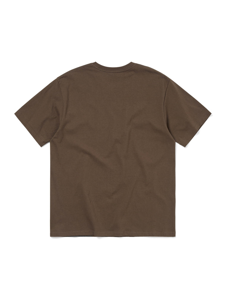 THIS IS NEVER THAT THIS THAT COLLAGE TEE-BROWN