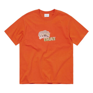 THIS IS NEVER THAT THIS THAT COLLAGE TEE-VERMILLION