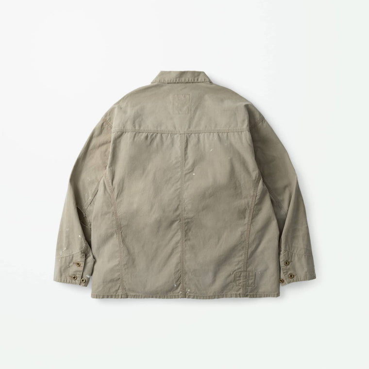 MADNESS THRASHED WORK JACKET. REGULAR (MADE IN JAPAN)-BEIGE