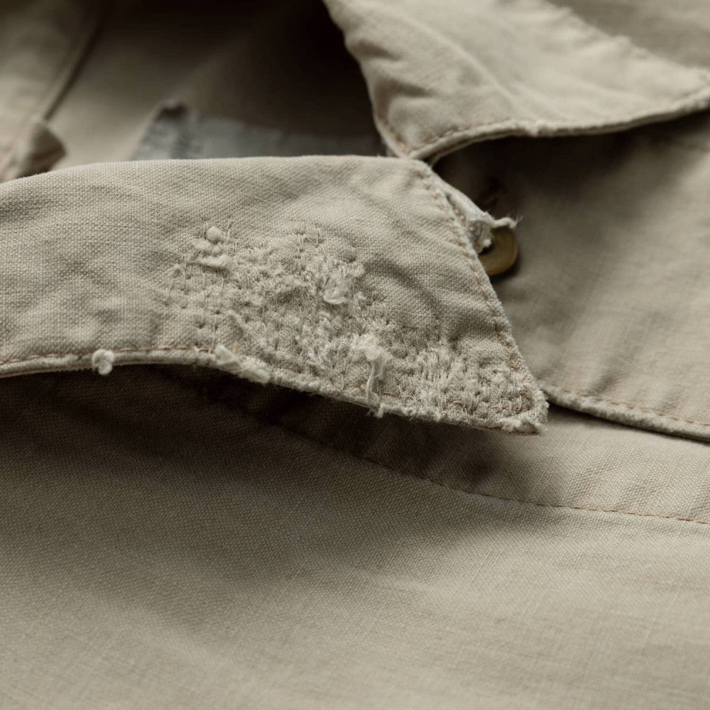 MADNESS THRASHED WORK JACKET. REGULAR (MADE IN JAPAN)-BEIGE - Popcorn Store