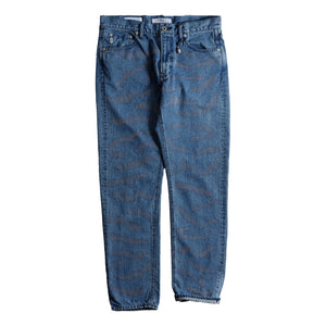 FUNDAMENTAL TIGER SASHIKO PANTS 3YR WASH-INDIGO
