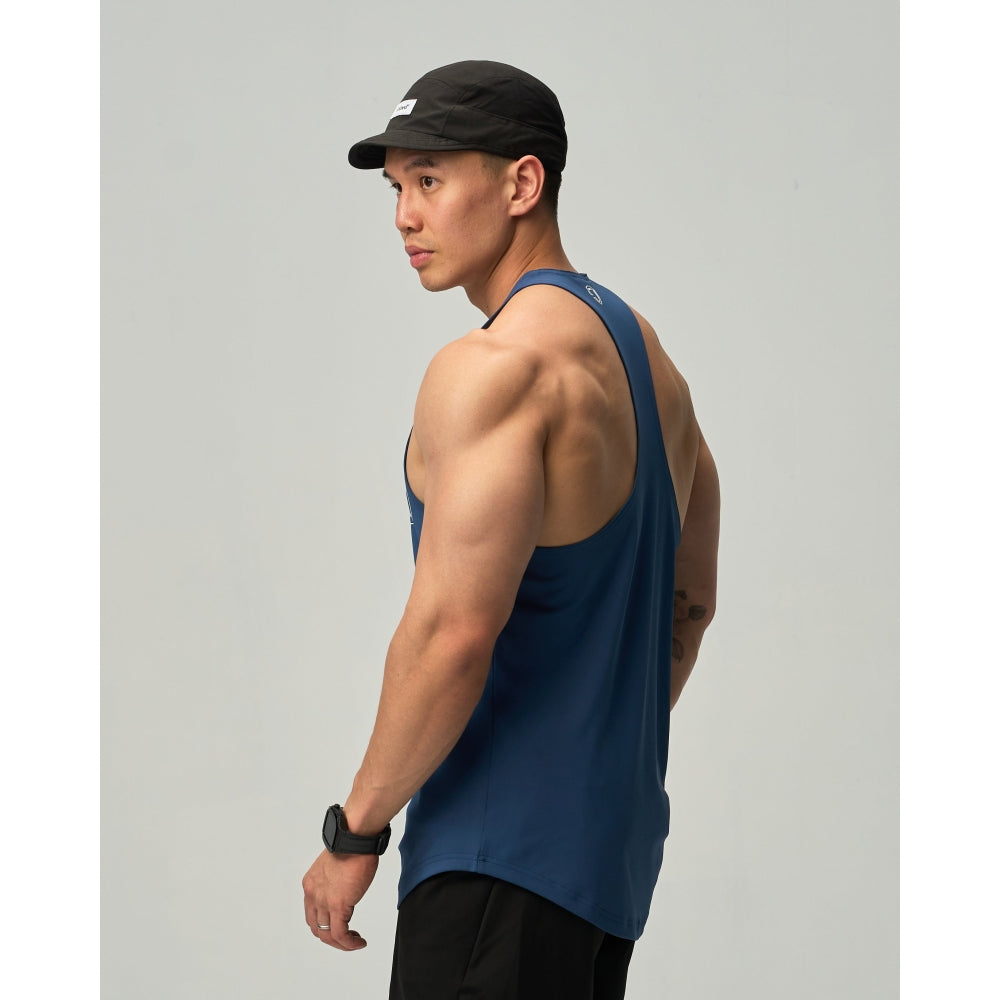 TEAMJOINED TJTC™ ADAPT CLUB LOGO MUSCLE STRINGER-DARK BLUE - Popcorn Store